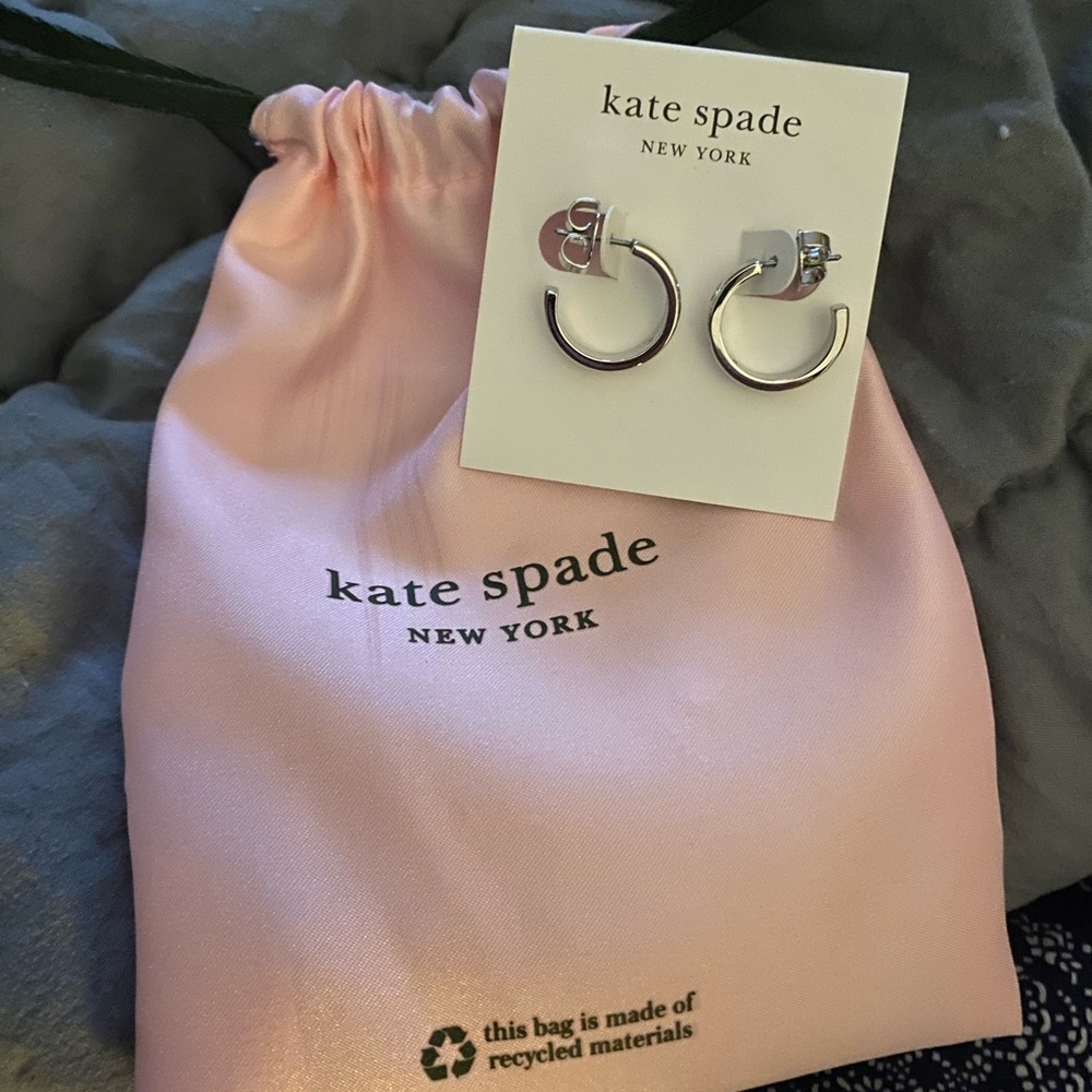 Kate Spade Silver Hoop Earrings